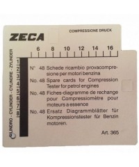 Комплект карточек для бензинового компрессометра