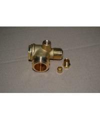 Обратный клапан резьба наружная 3/4''M1/2''
