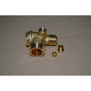 Обратный клапан резьба наружная 3/4''M1/2''