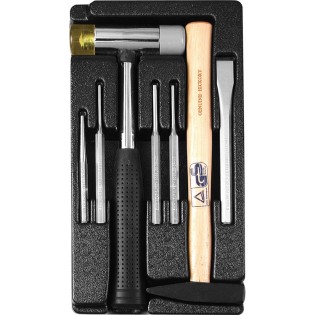 Набор ударного инструмента в ложементе , 7 предметов