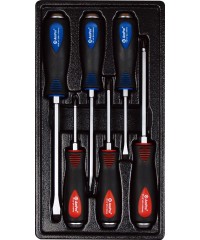 Набор ударных крестовых и шлицевых отверток , 6 предметов