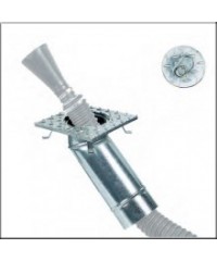 Filcar PZS-140 - Напольная вытяжная скважина для подключения внутренних шлангов из оцинкованной лист