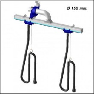 Filcar ECOSYS-D-15/2 - Рельсовая система для вытяжки выхлопных газов 15 метров