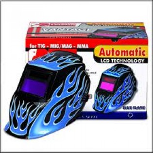 Маска зварювальника Vantage Blue Flame