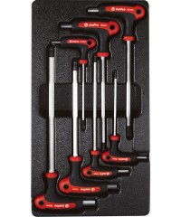 Шестигранник угловой с ручкой набор , 7 предметов