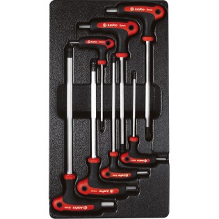 Шестигранник угловой с ручкой набор , 7 предметов