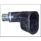 Filcar BGA-75 - Овальная резиновая насадка для двойной выхлопной трубы под шланг 75 мм