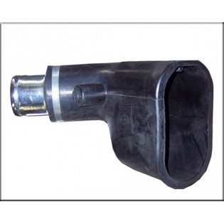 Filcar BGA-75 - Овальная резиновая насадка для двойной выхлопной трубы под шланг 75 мм